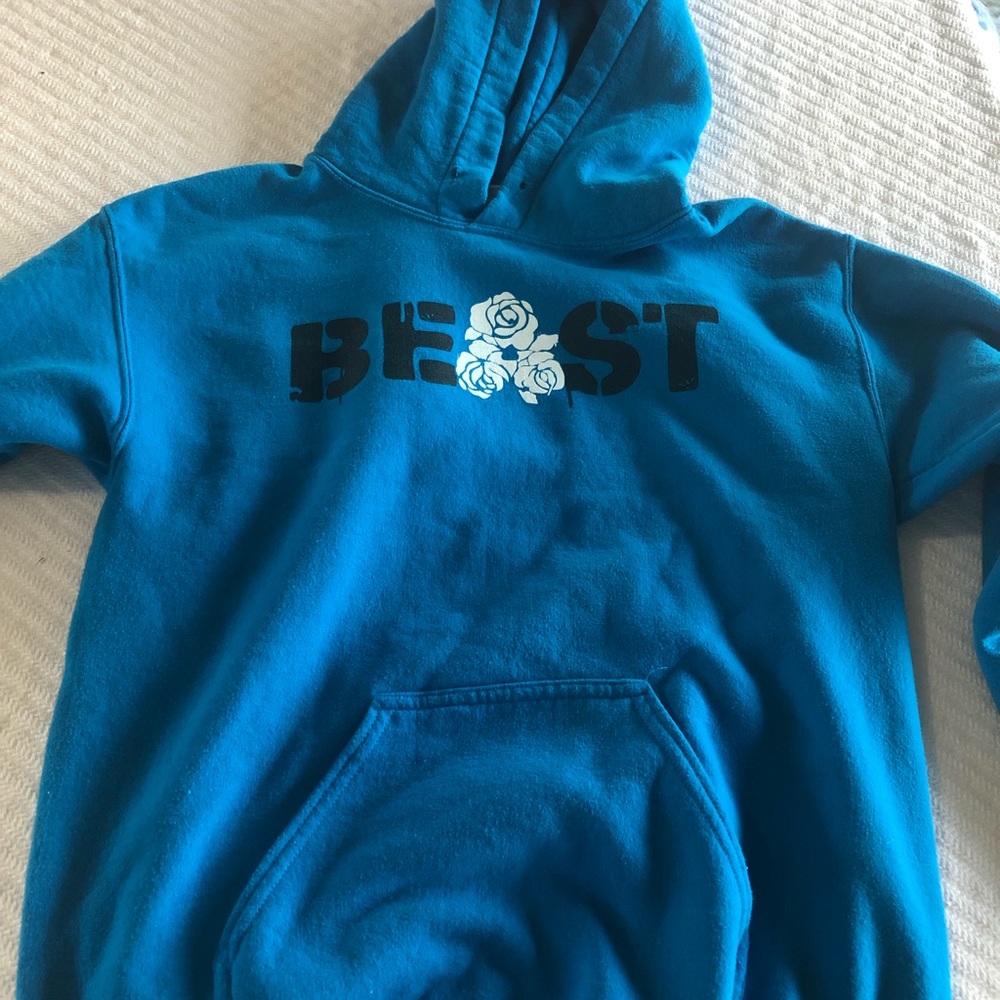 Mr. Beast hoodie in Blue